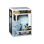 Figurine Funko Pop TV Game of Thrones Crystal Night King avec une dague dans le torse brillant dans le noir – exclusivité Fnac