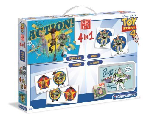 Coffret Disney Edukit 4 en 1 Toy Story 4 Clementoni - Loto mémo et ...