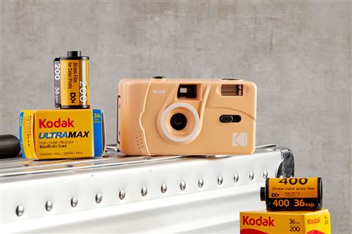 Appareil photo analogique réutilisable jaune Kodak i60