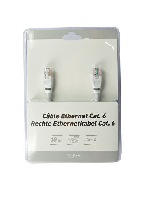 Câble Temium Ethernet RJ45 10 m
