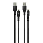 Pack 2 Câbles de charge USB type C Muvit T Gaming 3m Noir