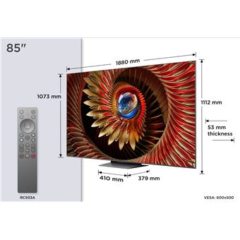 85C89K QD-MiniLed Systeme Bang & Olufsen 144Hz 4K 215cm 2025