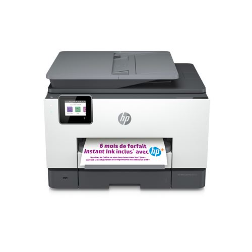 Imprimante Tout-En-Un HP Officejet Pro 9022E Jet D'Encre Couleur Copie Blanc Et Gris 6 Mois D' Instant Ink Inclus Avec HP+