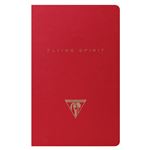 Flying Spirit Red carnet piq 7,5x12cm 48p ligne