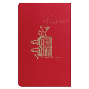 Flying Spirit Red carnet piq 7,5x12cm 48p ligne