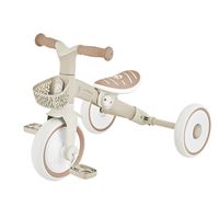 Tricycle Globber Learning Trike 2-en-1 ecologic Taupe