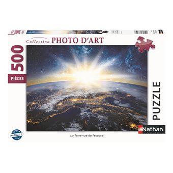 Puzzle Nathan La Terre vue de l'espace 500 pièces