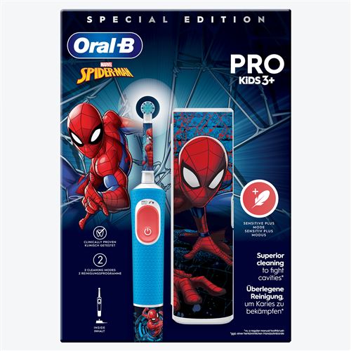 Brosse à dents électrique Oral B VITALITY Kids Spider-Man + ETUI