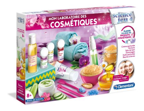 Jeu scientifique Clementoni Mon laboratoire des cosmétiques