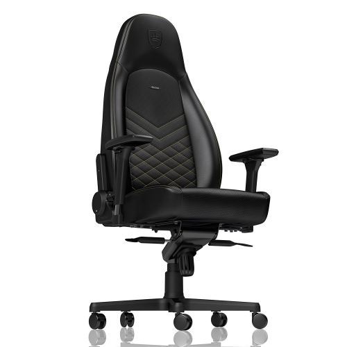 Siège Gamer Noblechairs Icon Cuir Noir et Or