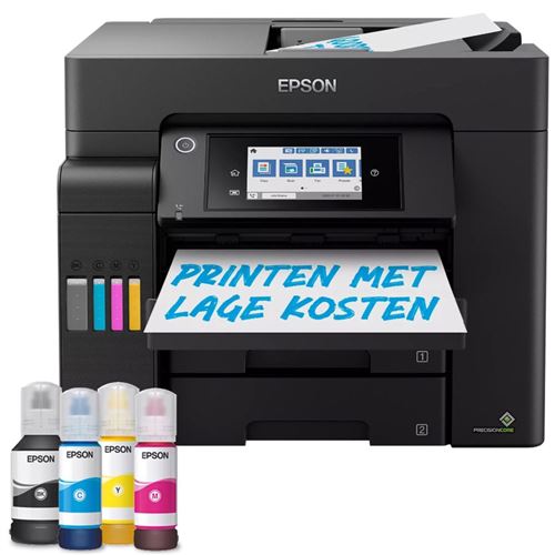 Epson Ecotank et-5805 - Imprimante Multifonctions - Couleur - Jet D'Encre - Its - A4/Legal (Support) - Jusqu'à 25 Ppm (Impression) - 550 Feuilles - 33.6 Kbits/S - Usb, Lan, Wi-Fi(Ac) - Noir