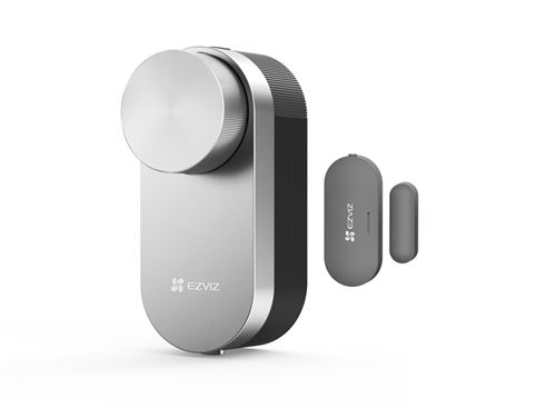 Serrure connectée Ezviz DL01Pro Argent + Capteur porte