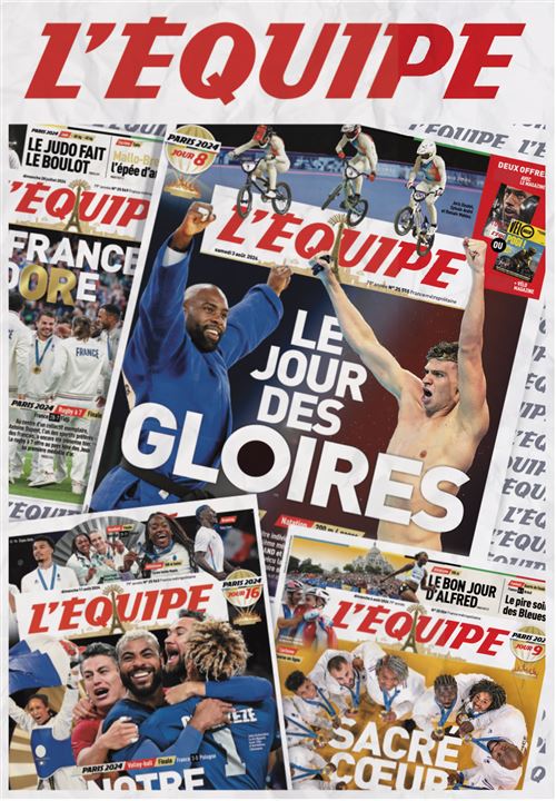 Puzzle 1000 pièces 'équipe JO 2024