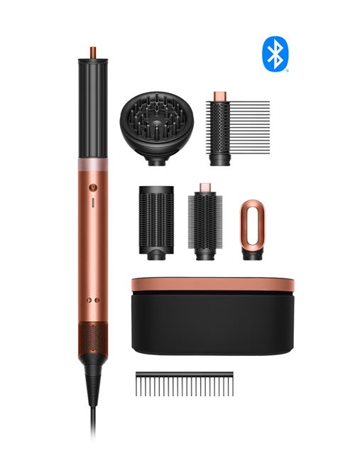 Brosse Coiffante Dyson Airwrap Co-Anda 2X Cheveux Bouclés À Frisés Edition Gifting 2025 Soie Ambrée