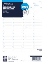 Carnet Oberthur Semaine sur deux pages Verticale A5