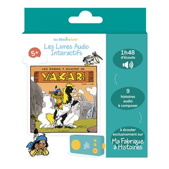 Coffret livre audio Lunii Les bandes à écouter de Yakari pour conteuse