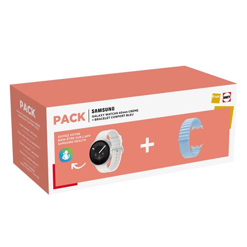 Pack Galaxy Watch 9 40 mm Crème + Bracelet - vue 3