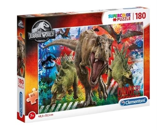 Puzzle 180 pièces : Jurassic World Clementoni Puzzles