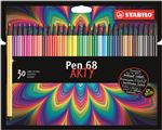 Pack de 30 feutres de dessin Stabilo Arty Pen 68