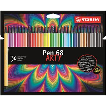 Pack de 30 feutres de dessin Stabilo Arty Pen 68