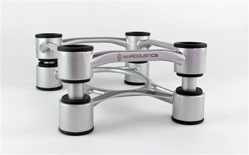 Supports d'enceinte Iso Acoustics Aperta 200 Argent Vendus à la paire