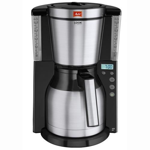 Cafetière Nedis 1 Tasse 0.4L - Avec Minuterie Et Tasse De Voyage - Noir/Argent