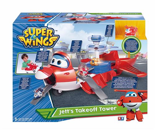 Playset Super Wings Avion Jetts’s Takeoff Tower
