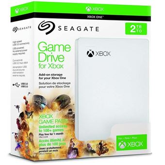 Seagate Game Drive STEA2000417 USB 3.0 2 TB Weiß Tragbare externe Festplatte  für Xbox + Game Pass Special Edition 1 Monat - Externe Festplatten -  Einkauf & Preis | fnac Schweiz