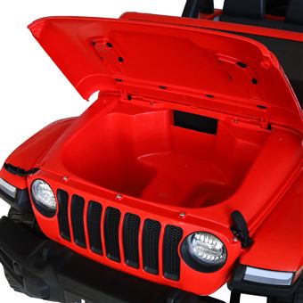 Porteur lumineux pour enfant Jeep Rubicon Rouge et Noir