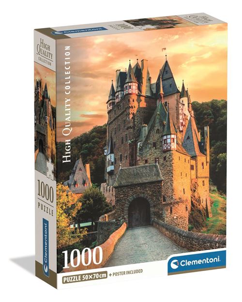 Puzzle 1000 pièces : Golden Hour au château d?Eltz Clementoni Puzzles - vue 9