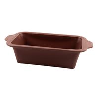 Moule à cake en silicone Point Virgule 22x12x7cm Marron