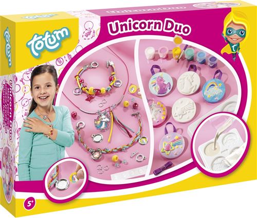 Kit créatif 2 en 1 Totum Bijoux et Décorations Licornes