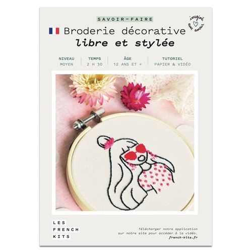 Kit créatif French kits Broderie Savoir-faire Femme Libre