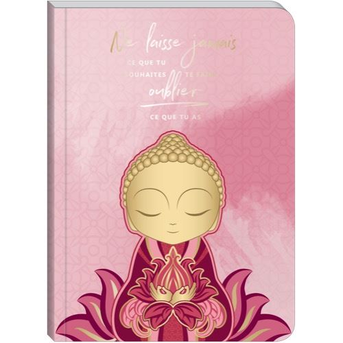 Carnet à message Little Buddha Gratitude Rose