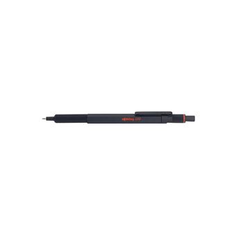 Stylo à bille Rotring 600 Recharge bleue Pointe moyenne Noir