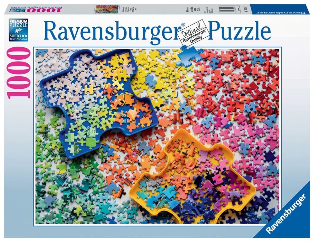 Puzzle 1000 pièces Ravensburger La palette du puzzleur - Puzzle