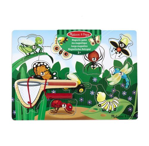 Melissa & Doug - 13779 - Loisir Créatif - Jeu magnétique en bois chasse aux insectes