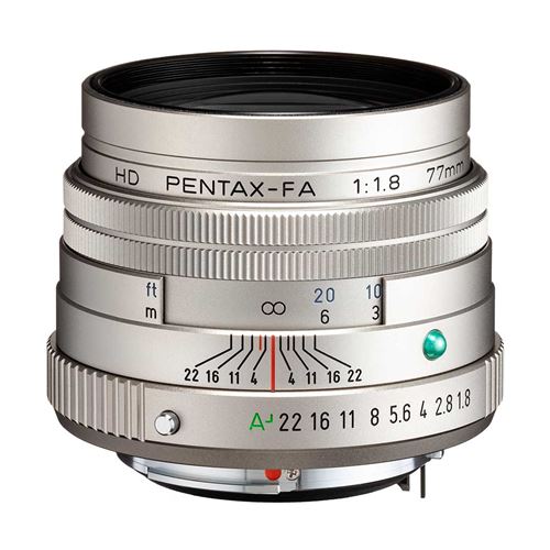 Objectif reflex Pentax HD FA 77mm f1 8 ED Limited - vue 1