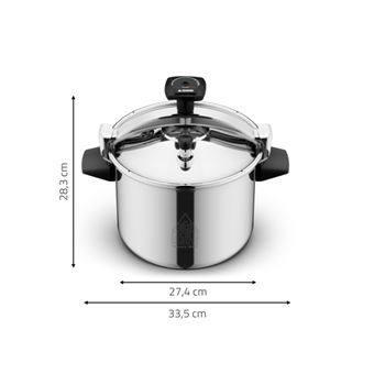 Cocotte Minute SEB Vintage En Inox 10L - Fabriquée En France, Pour Gaz Et électrique