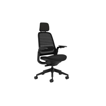 Chaise De Bureau Ergonomique Steelcase Series 1 - Dossier LiveBack Réglable, Accoudoirs 4D, Têtière | Hauteur Et Profondeur Réglables | Fabriqué En France - 7