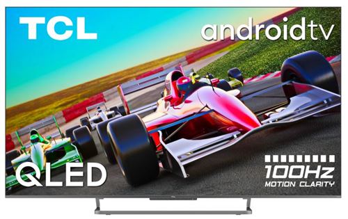 TCL 65C729 - 65 diagonale klasse (64.5 zichtbaar) led-achtergrondverlichting lcd-tv - QLED - Smart TV - Android TV - 4K UHD (2160p) 3840 x 2160 - HDR - Quantum Dot - opgeruwd zilver