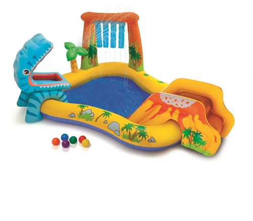 Piscine gonflable jurassic pour enfant Intex