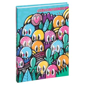 Agenda scolaire Exacompta 2022 2023 1 jour par page Forum Bishop Parigo Modèle aléatoire