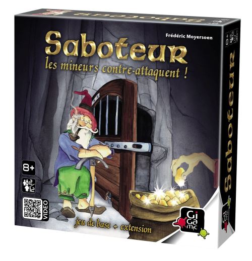 Jeux Société Famille Jeu Gigamic Le Saboteur - Boîte Métal - Jeu De Cartes Bluff Et Complot - Neuf Jeux Société Famille Jeu Gigamic Le Saboteur - Boîte Métal - Jeu De Cartes Bluff Et Complot - Neuf