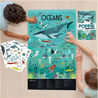 Jeu créatif Poppik Poster Océans