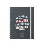 Agenda classique Mr. Wonderful 2022 2023 Semainier Mes résolutions mes projets et toute ma motivation