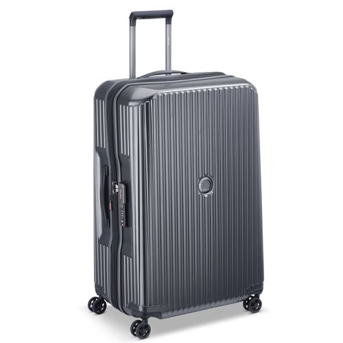 Delsey Securitime Zip 77 cm uitbreidbare koffer antracietgrijs