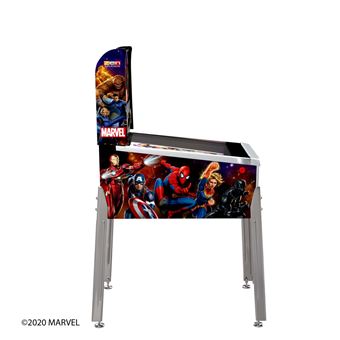 Mini flipper de table Marvel Heroes 2006 FONCTIONNE 19 aire de jeux