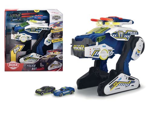 Véhicule Dickie Rescue Hybrids Police Bot
