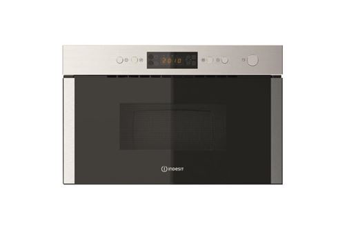 Indesit MWI 5213 IX - Four micro-ondes grill - intégrable - 22 litres - 750 Watt - acier inoxydable